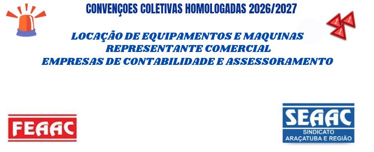 Convenções Coletivas Assinadas 2026/2027